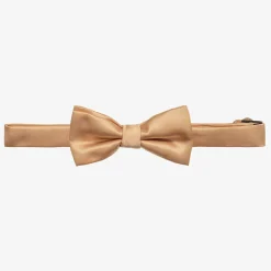 Romano Clothing Accessories*Boys Gold Satin Bow Tie (10cm)