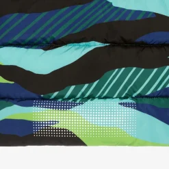 Joyday Coats & Jackets*Boys Green & Blue Showerproof Puffer Coat