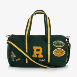 Ralph Lauren Bags*Boys Green Canvas Sports Bag (45cm)