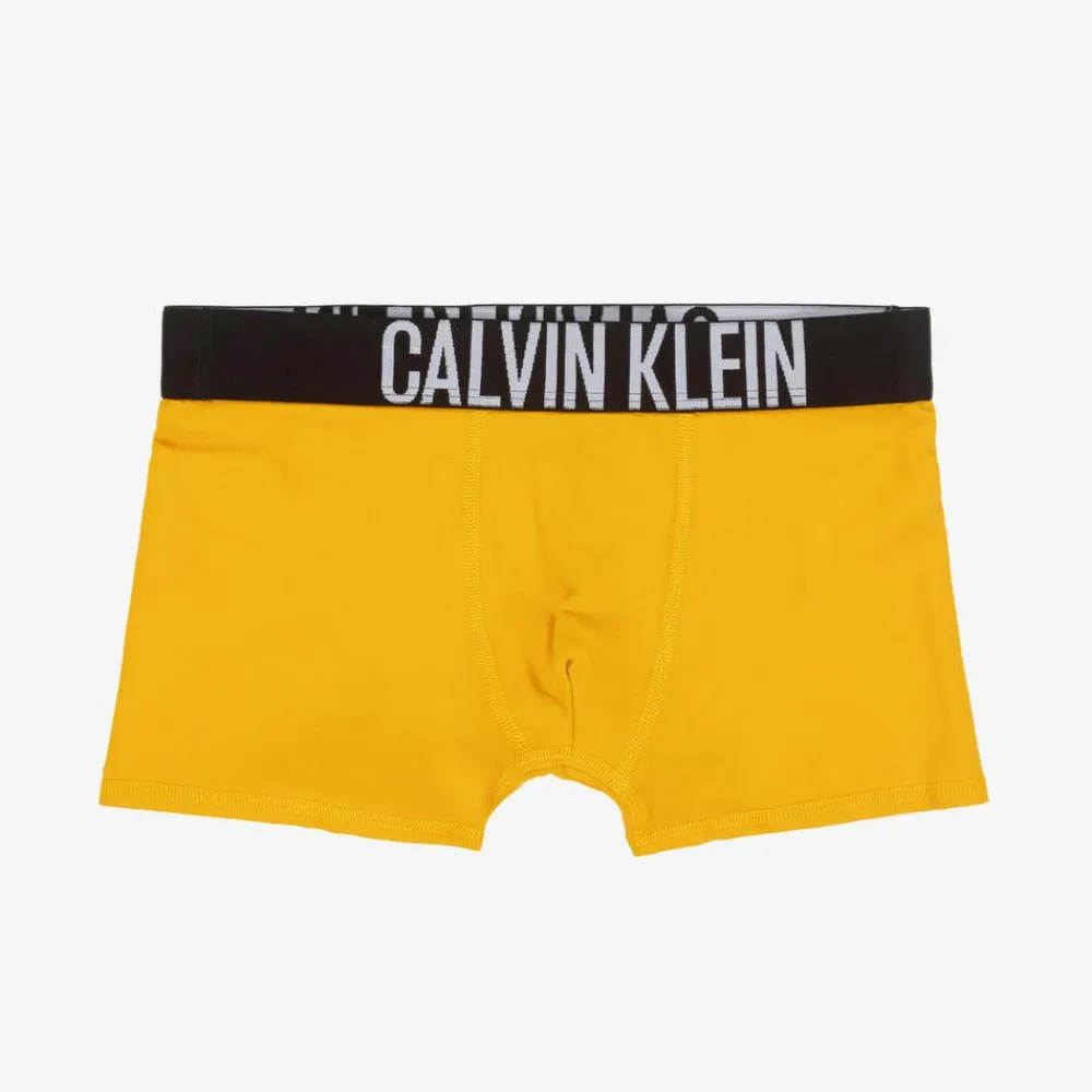 Calvin Klein Underwear*Boys Green Cotton Boxer Shorts (5 Pack)