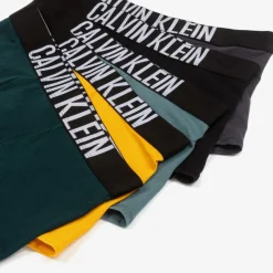 Calvin Klein Underwear*Boys Green Cotton Boxer Shorts (5 Pack)