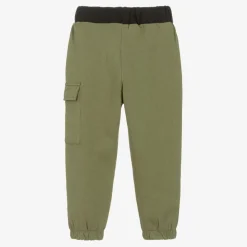 Joyday Trousers*Boys Green Cotton Jersey Joggers