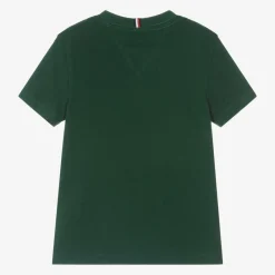Tommy Hilfiger Tops*Boys Green Cotton T-Shirt