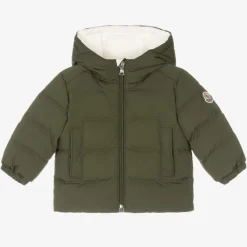 Moncler Enfant Coats & Jackets*Boys Green Eric Down Puffer Jacket