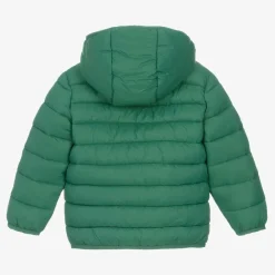 Mayoral Coats & Jackets*Boys Green Hooded Puffer Jacket