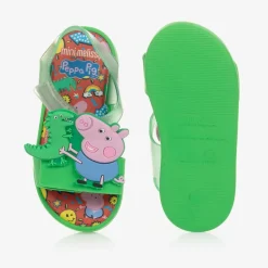 Mini Melissa Sandals|Sandals*Boys Green Peppa Pig Jelly Sandals