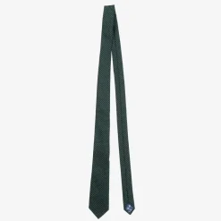 House of Cavani Clothing Accessories*Boys Green Satin Polka Dot Tie Set