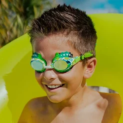 Bling2o Swimwear*Boys Green Snake Swimming Goggles