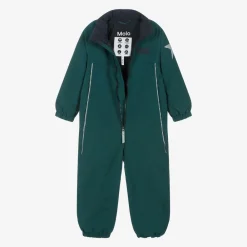 Molo Snowwear*Boys Green Star Snowsuit