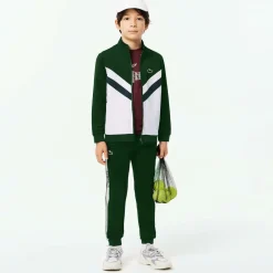 Lacoste Tracksuits*Boys Green Tennis Tracksuit