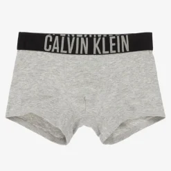 Calvin Klein Underwear*Boys Grey & Blue Cotton Boxers (2 Pack)