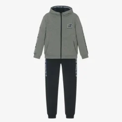 Mayoral Nukutavake Tracksuits*Boys Grey & Blue Jersey Tracksuit