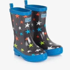 Hatley Rain Boots|Rain Boots*Boys Grey & Blue Ombré Stars Rain Boots