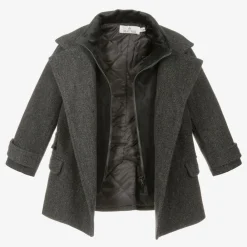 Beau KiD Coats & Jackets*Boys Grey Coat & Hat Set