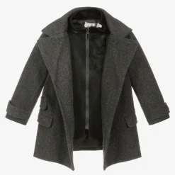 Beau KiD Coats & Jackets*Boys Grey Coat & Hat Set