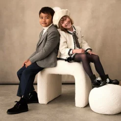 Tutto Piccolo Coats & Jackets*Boys Grey Cotton Blazer