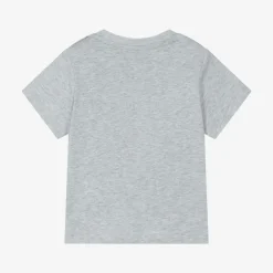 BOSS Tops*Boys Grey Cotton T-Shirt