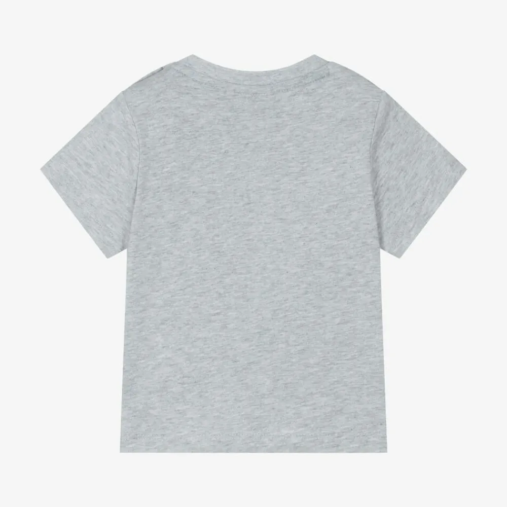 BOSS Tops*Boys Grey Cotton T-Shirt