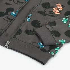 iDO Baby Tops*Boys Grey Disney Cotton Zip-Up Top