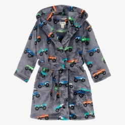 Hatley Towels & Robes*Boys Grey Fleece Dressing Gown