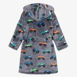 Hatley Towels & Robes*Boys Grey Fleece Dressing Gown