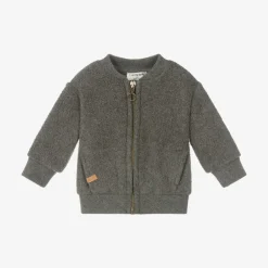 1 + in the family Tops*Boys Grey Fleece Zip-Up Top