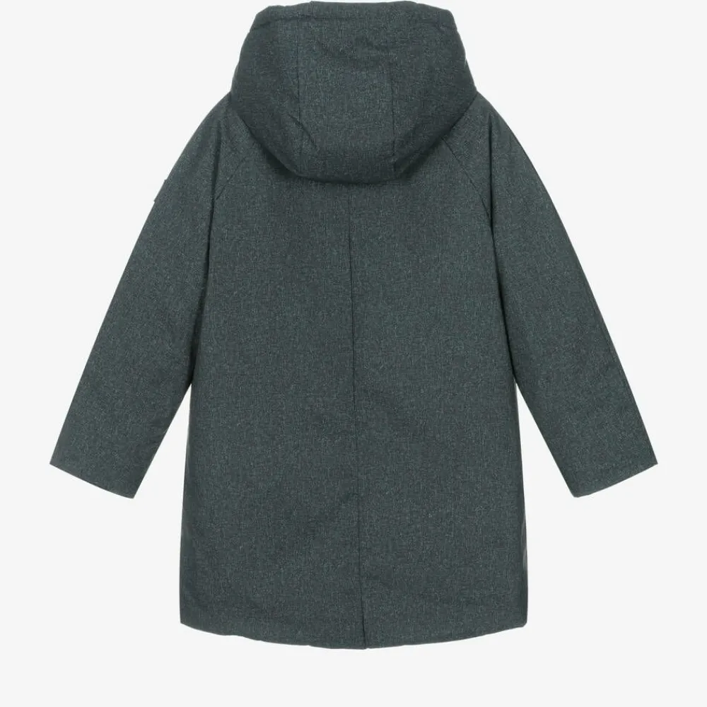 Mayoral Nukutavake Coats & Jackets*Boys Grey Hooded Parka Coat