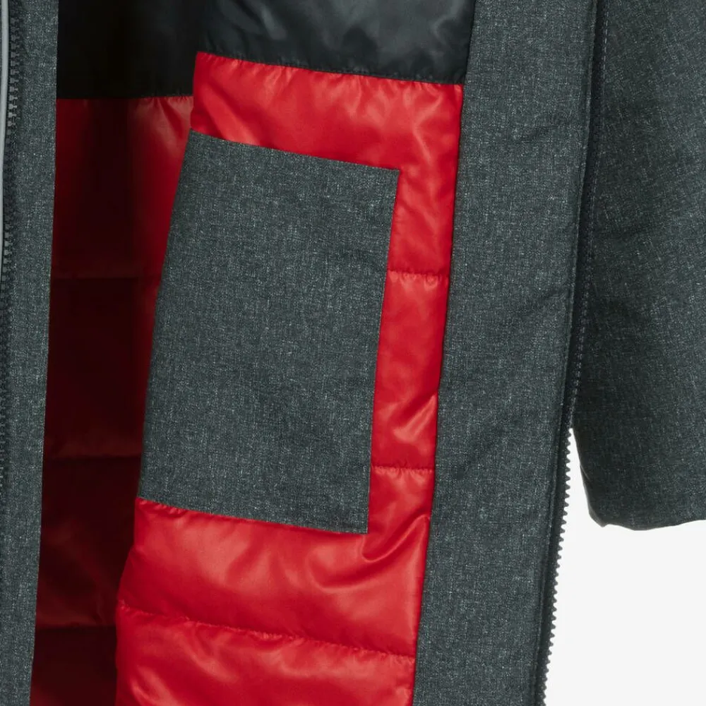 Mayoral Nukutavake Coats & Jackets*Boys Grey Hooded Parka Coat