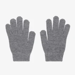 Mayoral Gloves & Mittens*Boys Grey Knitted Gloves