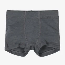 Joha Underwear*Boys Grey Merino Wool & Silk Boxers