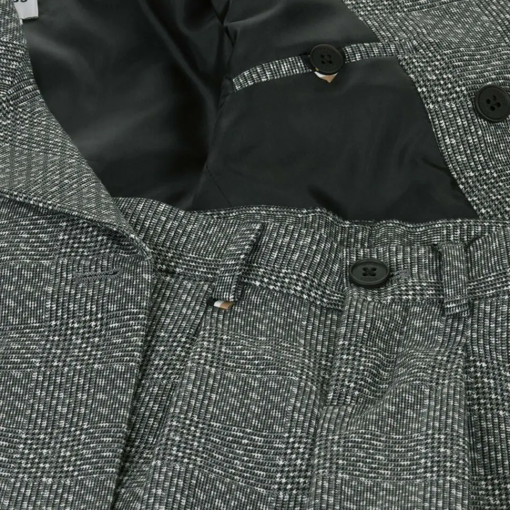 BOSS Suits*Boys Grey Monogram Logo Suit