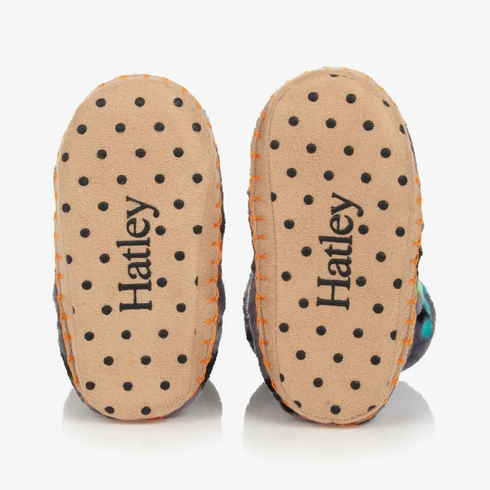 Hatley Slippers|Slippers*Boys Grey Monster Truck Slippers