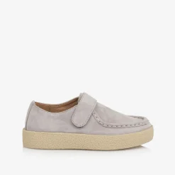 Age of Innocence Loafers & Moccasins|Loafers & Moccasins*Boys Grey Suede Leather Loafers