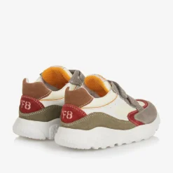 Falcotto by Naturino Trainers|Trainers*Boys Grey Suede Leather Velcro Trainers