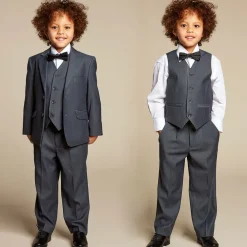 Romano Suits*Boys Grey Viscose Suit