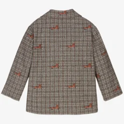 Gucci Coats & Jackets*Boys Grey Wool Jacket