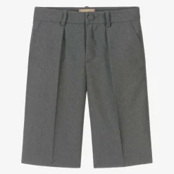 Gucci Shorts*Boys Grey Wool Shorts