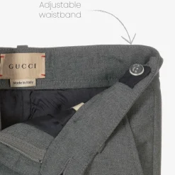 Gucci Shorts*Boys Grey Wool Shorts