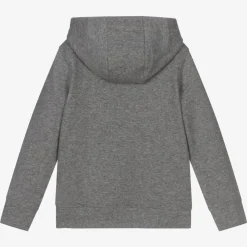 Nike Activewear*Boys Grey Zip-Up Hooded Top