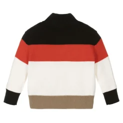 Burberry Tops*Boys Icon Stripe Merino Zipped Sweater