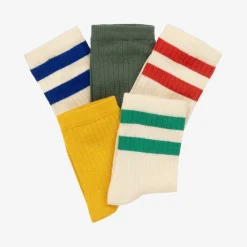 Petit Bateau Socks*Boys Ivory Ankle Socks (5 Pack)