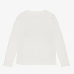 Mayoral Nukutavake Tops*Boys Ivory Cotton Basketball Top