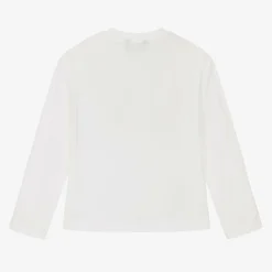 Mayoral Nukutavake Tops*Boys Ivory Cotton Lenticular Top