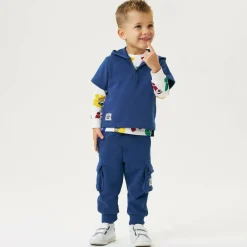 iDO Baby Tops*Boys Ivory Cotton Letters Top