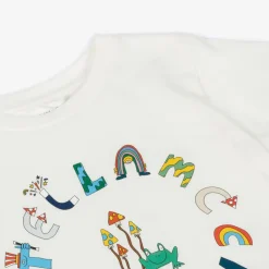 Stella McCartney Kids Tops*Boys Ivory Cotton Magic T-Shirt