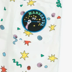 Stella McCartney Kids Shorts*Boys Ivory Cotton Printed Shorts