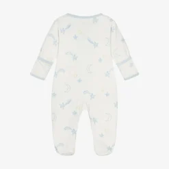 Kissy Love Gifts|Babysuits*Boys Ivory Cotton Starry Sky Babygrow