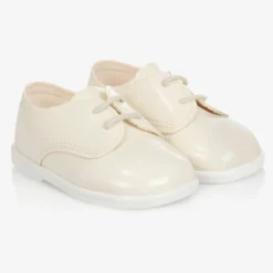 Early Days First Walkers|First Walkers*Boys Ivory First Walker Shoes