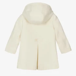 Sarah Louise Coats & Jackets*Boys Ivory Hooded Coat