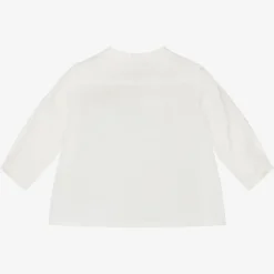 Bonpoint Tops*Boys Ivory Linen Shirt